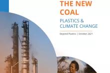 Cover of "The New Coal: Plastics and Climate Change (2021)"
