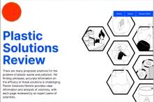 Website Screenshot of "The Plastic Solution Review"