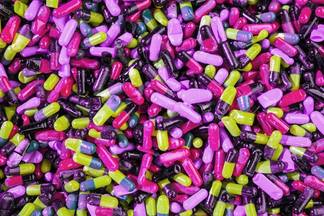 Colorful capsules