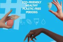 Cover of "Eco-friendly healthy plastic-free periods"