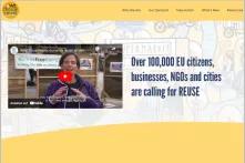 Website Screenshot of "We choose reuse"