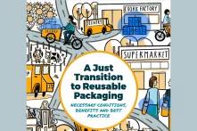 Cover of "A Just Transition to Reusable Packaging: Necessary Conditions, Benefits and Best Practice (2022)"