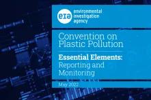 Cover of "Convention on Plastic Pollution - Plastic Treaty Essential Elements: Reporting and Monitoring (2022)"