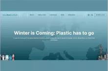 Screenshot of Website "Winter is Coming: Plastic has to go" 