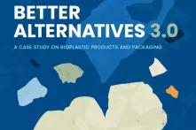 Cover of "Better Alternatives 3.0 - A Case Study on Bioplastic Products and Packaging (2023)"