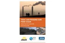 Cover "Toxic Ash Poisons Our Food Chain (2020)". Smoking Chimneys