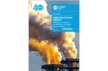 Cover: Addressing the Issue Head-On: Measures on polymer production in the Global Plastics Treaty (2024). Above: Oil refinery and petrochemical complex