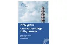 Cover "Fifty years: Chemical recycling’s fading promise"