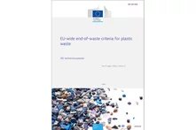 Cover of EU-wide end-of-waste criteria for plastic waste