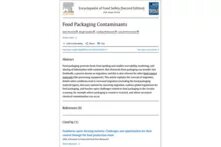 Cover of Food Packaging Contaminants