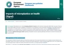 Homepage of Website "Impacts of microplastics on health"