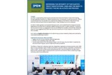 Cover of the briefing: Defending the Integrity of the Plastics Treaty Negotiations