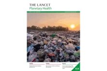 Landfill full of plastic bags