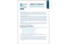 Cover of the publication: Back to Basics – Microplastics